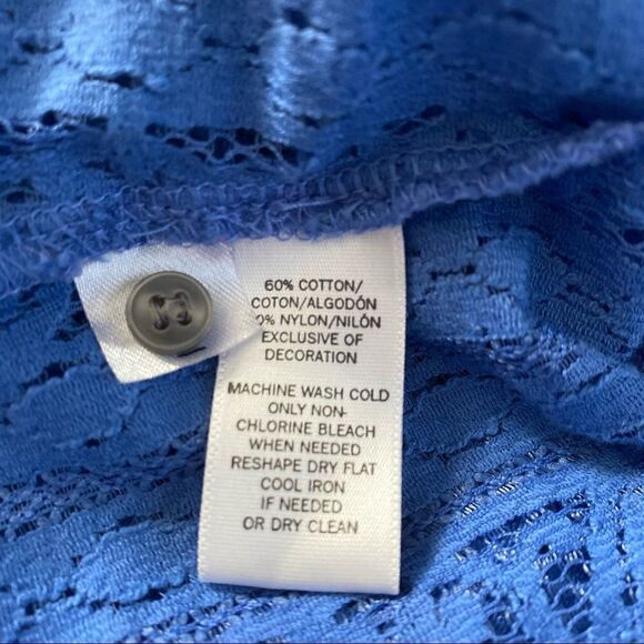 Loft lace Overpiece Top | Size M - Picture 5 of 6